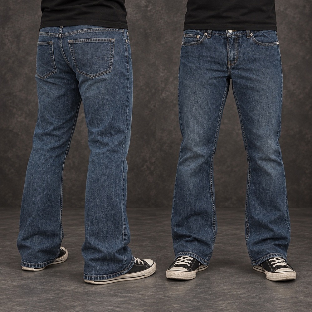 30x28 Blue Bootcut Jeans Y2K 2000s Vintage